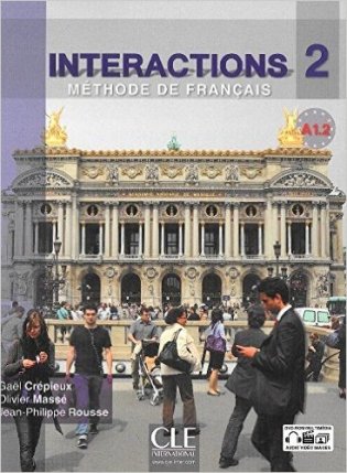 Interactions 2 Niveau A1.2 (+ DVD) фото книги