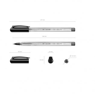 Ручка шариковая "Ultra Glide Technology U-11", черная фото книги 4