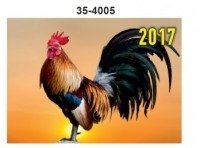 Календарь "Петух на рассвете" на 2017 год фото книги