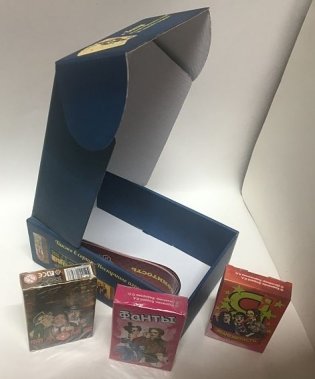 Карты игральные 3 в 1 "Фанты. Мафия. Я - знаменитость", в коробке фото книги 5