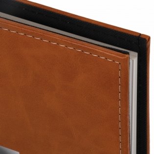 Фотоальбом "Premium Brown", 20 магнитных листов 30х32 см, под кожу, цвет обложки коричневый фото книги 6