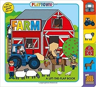 Playtown: Farm: A Lift-the-Flap Book. Board book фото книги