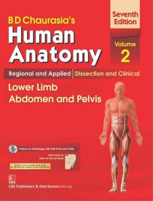 B.D.Chaurasia's Human Anatomy. Regional and Applied. Dissection and Clinical. Lower Limb Abdomen and Pelvis. Volume 2 фото книги