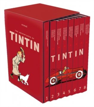 The Adventures of Tintin Collection 8 Books Box фото книги