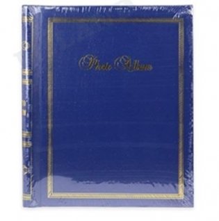 Фотоальбом "Семейные моменты" (синий, золотой) фото книги
