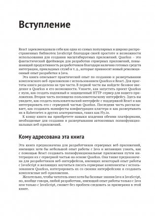 Разработка веб-приложений c Quarkus и React фото книги 13