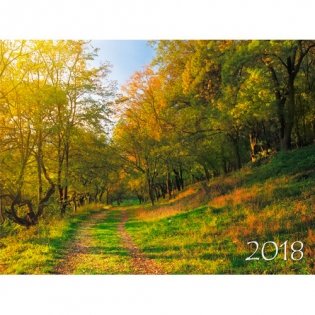 Календарь на 2018 год "Пейзаж. Прогулка по парку" фото книги