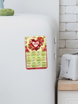 Календарь-магнит на 2022 год "Рубиновое сердце", 95х145 мм фото книги 3