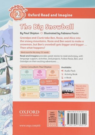 Oxford Read and Imagine: Level 2. The Big Snowball with Audio Download (access card inside) фото книги 2