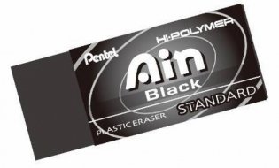 Ластик Hi-Polymer Eraser Ain Black Eraser фото книги