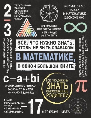 Все, что нужно знать, чтобы не быть слабаком в математике, в одной большой книге фото книги