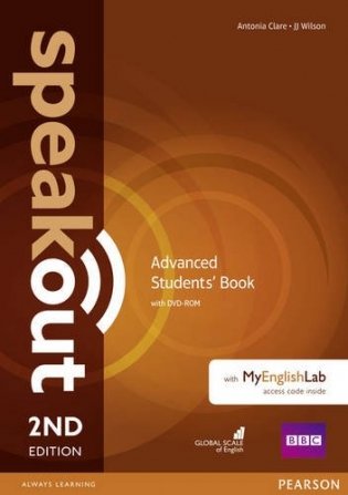 Speakout. Advanced Students' Book and MyEnglishLab Access Code Pack (+ DVD) фото книги