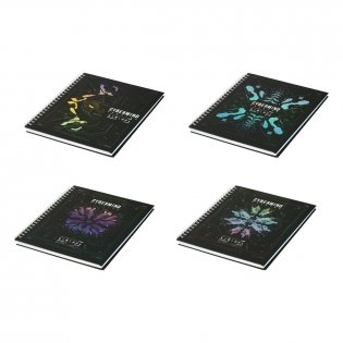 Тетрадь 80 листов, А5, клетка на гребне BG "Virtual", матовая ламинация, твердая обложка. Арт. ТТ5гр80_лм 12755 фото книги 7