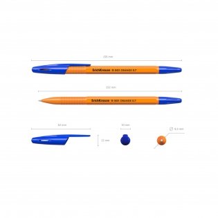 Ручка шариковая "R-301 Orange Stick", 0,7 мм, синие чернила фото книги 2