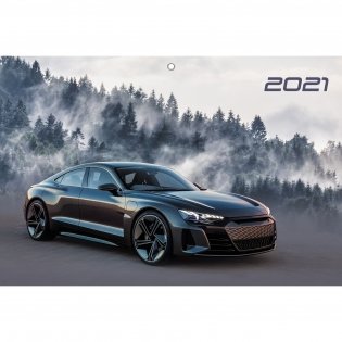 Календарь квартальный на 2021 год, трехблочный "Авто", 305x680 мм фото книги