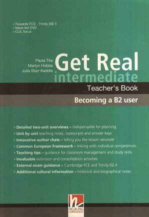 Get Real. Intermediate. Teacher's Book (+ DVD) фото книги