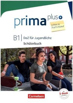 Prima plus B1: Schuelerbuch mit Audios online фото книги
