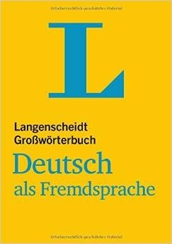 Langenscheidt Großwörterbuch Deutsch als Fremdsprache: Deutsch-Deutsch фото книги