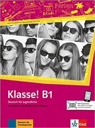 Klasse! B1 Kursbuch mit Audios und Videos online фото книги