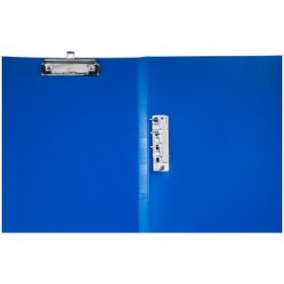 Папка с 2-мя зажимами "Standard", 17 мм, 700 мкм, синяя фото книги 2