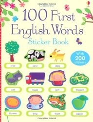 100 First English Words Sticker Book фото книги