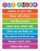 Color Your Classroom. Our Rules Chart фото книги маленькое 2