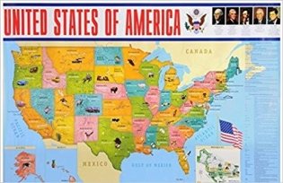Карта США фото книги