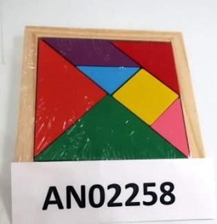 Головоломка на память "Танграм-3", 10 см (7 цветов) фото книги