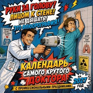 Календарь самого крутого доктора. Календарь настенный на 2027 год (300х300 мм) фото книги