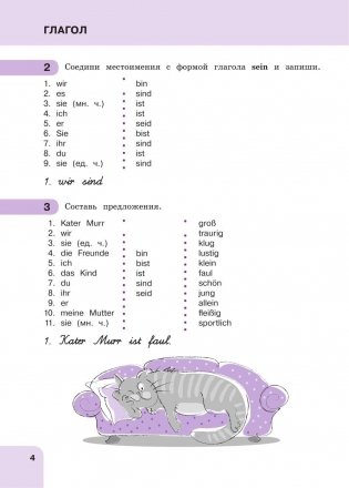 Немецкий язык: время грамматики. Пособие для эффективного изучения и тренировки грамматики для младших школьников фото книги 5