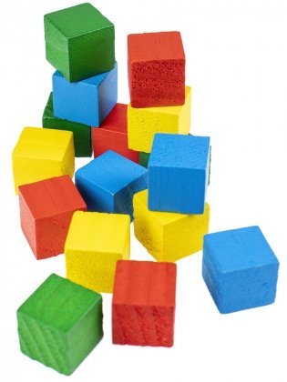 Деревянная игрушка "Конструктор. Цветные фигуры", 8х12 см фото книги 2