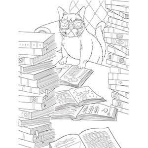 Creative Haven Grumpy Cat's Least Favorite Hobbies фото книги 4