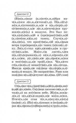 Подготовка к контрольным диктантам по русскому языку. 4 класс фото книги 9