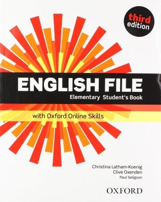 English File. Elementary. Student's Book with Student's Site and Oxford Online Skills фото книги