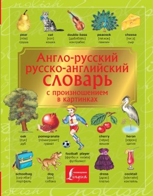 Англо-русский русско-английский словарь с произношением в картинках фото книги