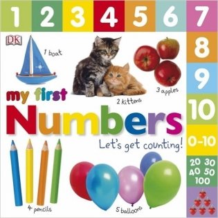 Numbers Let's Get Counting. Board book фото книги