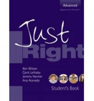 Just Right Advanced. Workbook with Answer Key фото книги