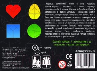 Игра-головоломка "Мировые головоломки", 4 в 1 фото книги 3