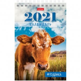 Календарь-домик на 2021 год "Стандарт. Год Быка", 105x160 мм фото книги