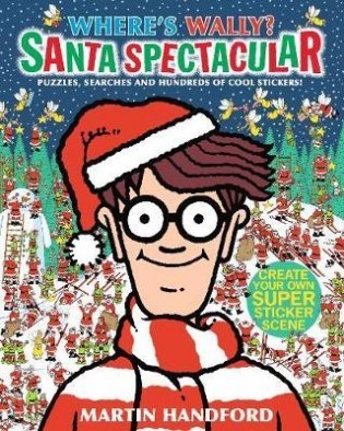 Where's Wally? Santa Spectacular: Sticker Book фото книги