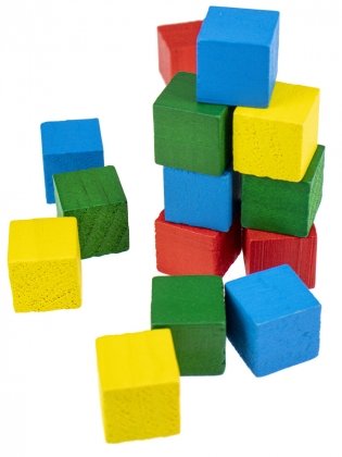 Деревянная игрушка "Конструктор. Цветные фигуры", 8х12 см фото книги 4