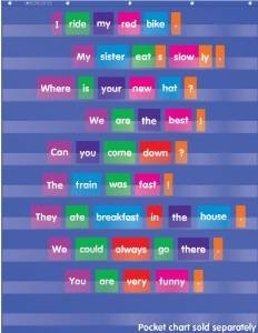 Scholastic Teacher's Friend Sentence Building Pocket Chart Add-ons, Multiple Colors фото книги