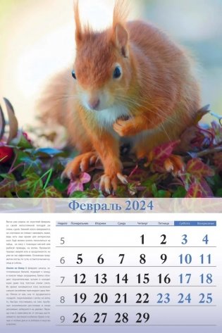 Календарь настенный перекидной на 2024 год "Особенности национальной охоты" (320х480 мм) на гребне с ригелем фото книги 2