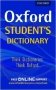 Oxford Student's Dictionary фото книги маленькое 2