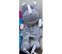 Кукла-перчатка "Носорог", с ногами (28 см) фото книги