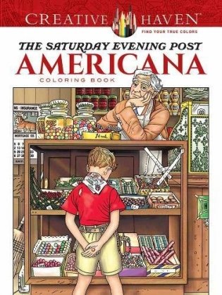 The Saturday Evening Post Americana. Coloring Book фото книги