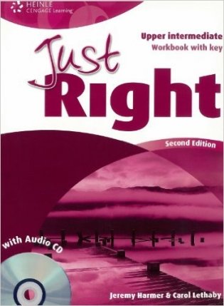 Audio CD. Just Right Workbook with Key: Upper Intermediate Level British English Version фото книги