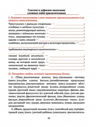 Русский язык. Тренажёр по орфографии и пунктуации. 6 класс фото книги 6