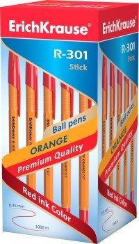 Ручка шариковая "R-301 Orange Stick", красная фото книги