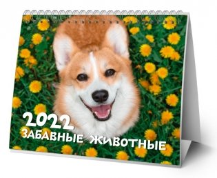 Календарь-домик (евро) "Забавные животные. Маркет" на 2022 год фото книги